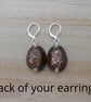 Real shell earrings with silver plated ear wires. Ref 301 - Image 4