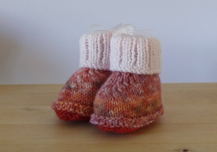 Knitted Baby Booties