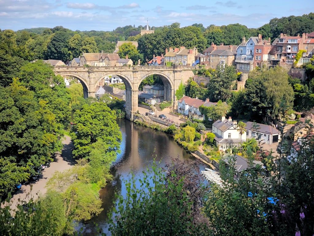 River Nidd, Knaresborough, From Knaresborough Castle.