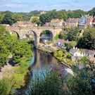 River Nidd, Knaresborough, From Knaresborough Castle.