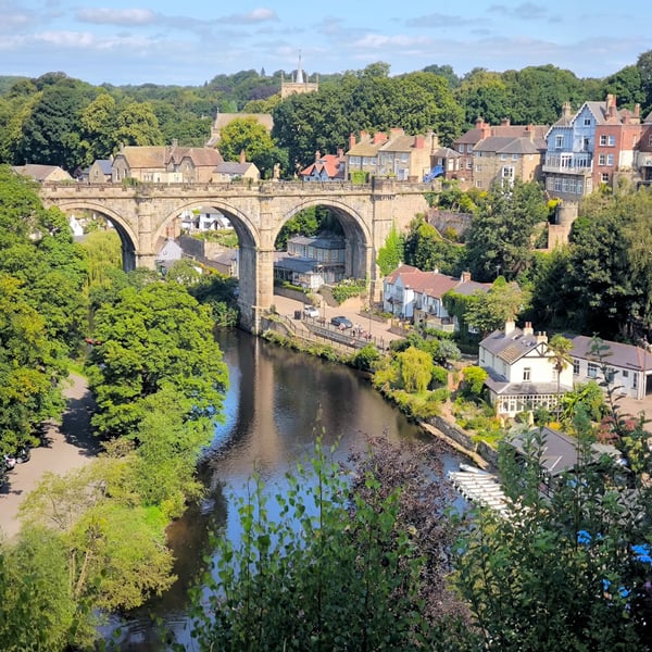 River Nidd, Knaresborough, From Knaresborough Castle.