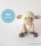 PATTERN: Crochet sheep pattern - Amigurumi sheep pattern - PDF pattern