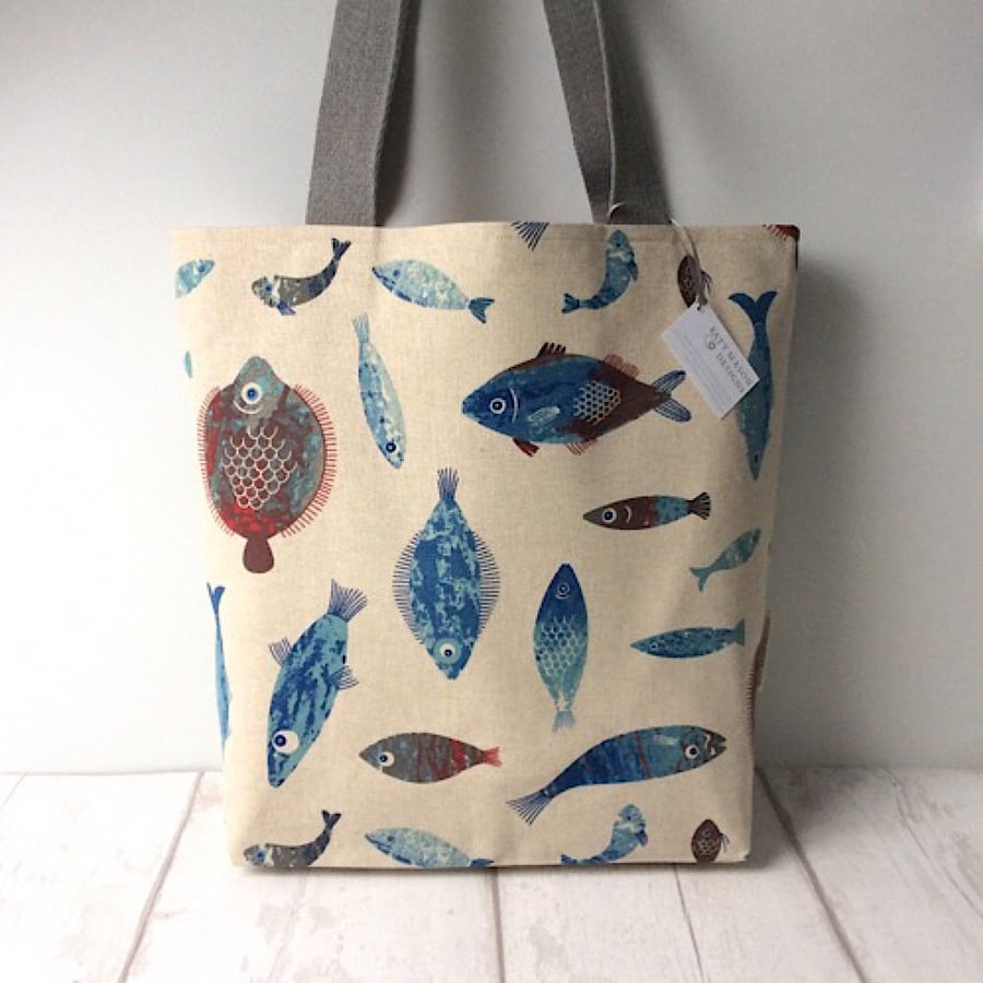 Tote Bag - Fish - Nautical 