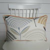 SALE Mustard and Grey Cushion Cover 