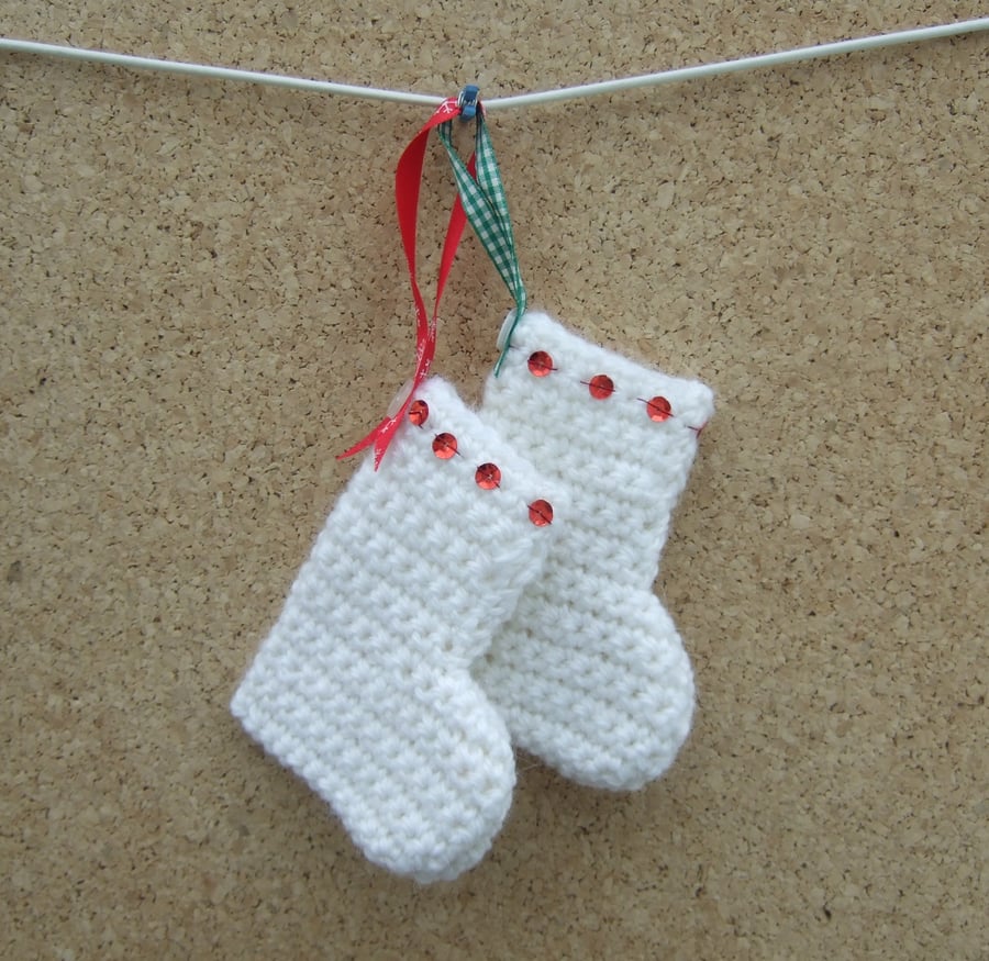 Christmas Tree Decorations -2 Stockings