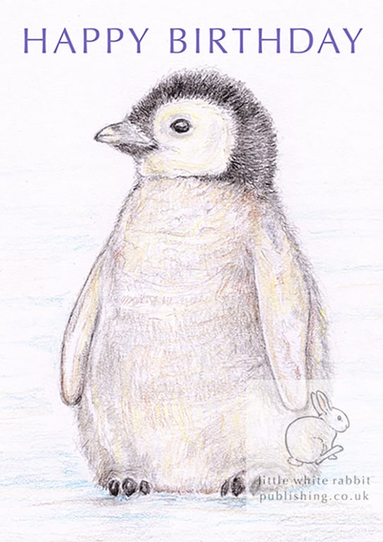 Emperor Chick - Birthday Card