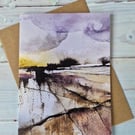 Rooted calm greeting card 