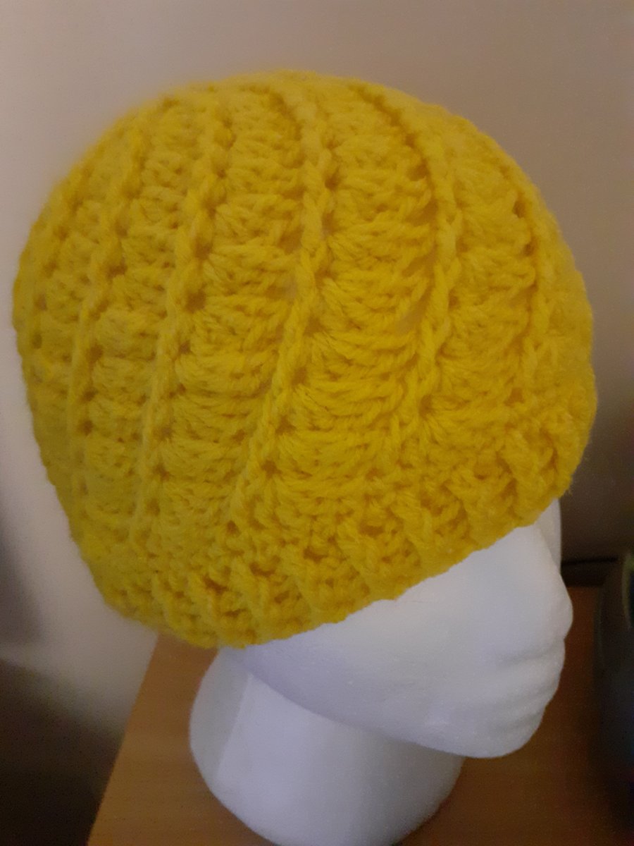 Handmade Crochet Shells Hat (03)