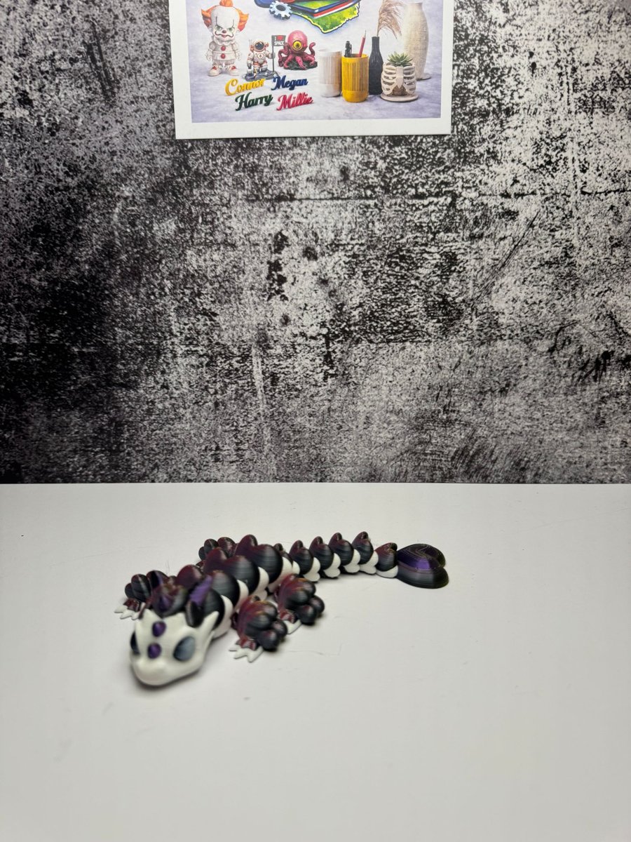 Dragon Type 5 – Custom 3D Printed Poseable Dragon