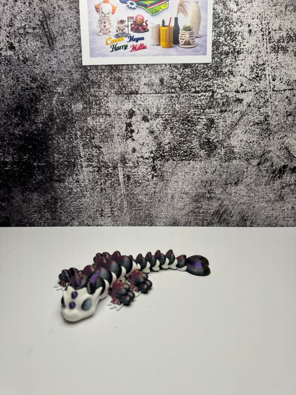 Dragon Type 5 – Custom 3D Printed Poseable Dragon