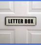 LETTER BOX vinyl letterbox sticker, decal - Image 1