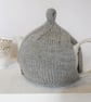 Tea Cosy in Grey Aran Wool - Image 3
