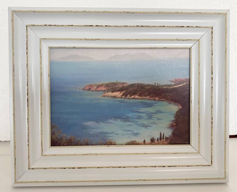 Alonissos . Tzortzi Yialos . Framed Special Edition Print 
