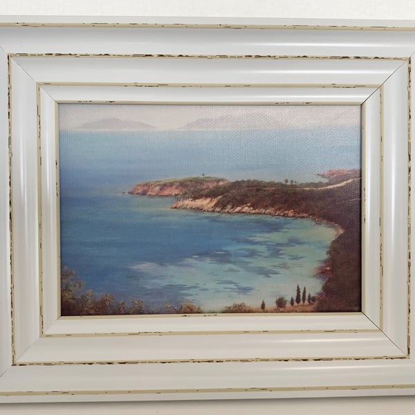 Alonissos . Tzortzi Yialos . Framed Special Edition Print 
