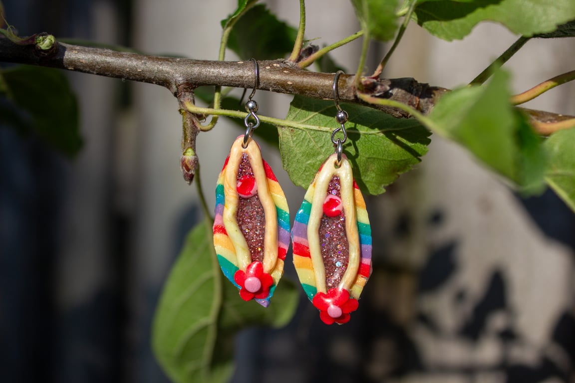 PRIDE Yoni Earrings 
