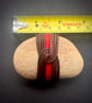 Meditation Stone, Sussex Coast Pebble, Leather Wrapped Rock, Japanese Zen Stone - Image 4