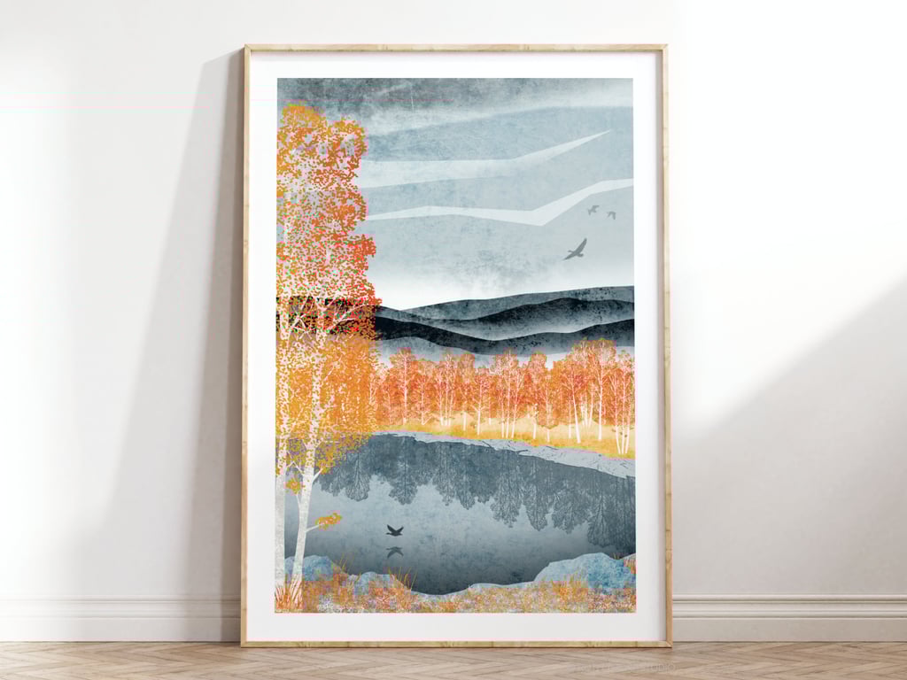 Take Flight Illustrated Art Print 