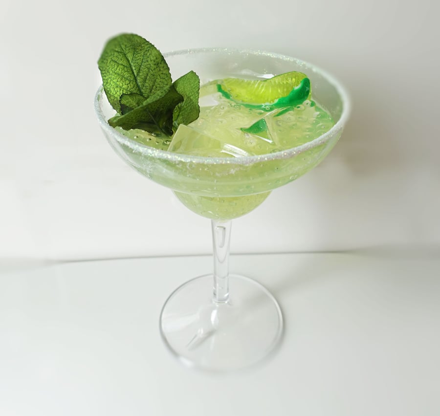 Margarita Cocktail Fake Food Drink- Display, Props, Kitchen Kitsch Food art