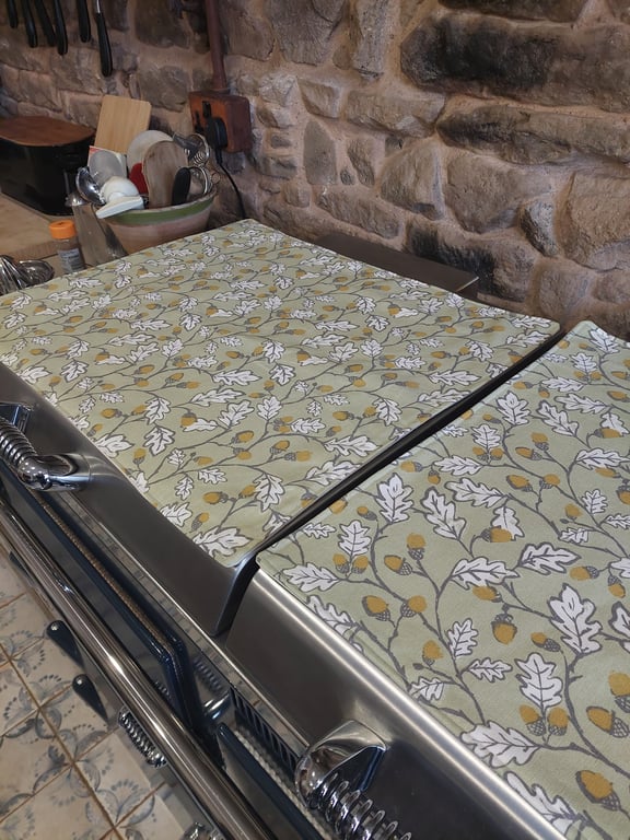 Magnetic Everhot CoversSage Green Acorn Fabric 