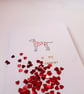 Dalmatian Valentine's Card - READY TO SHIP - Image 3