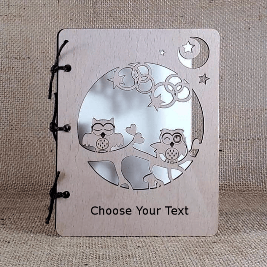 From Me 'Twoo' - Owl Wooden Keepsake Card
