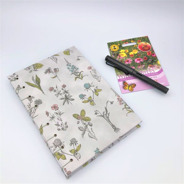 Gardener's A5 Notebook - Coptic Stitched