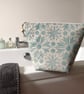 Hand Printed Linen Wash Bag, Toiletry Bag, Accessory Bag - Image 3