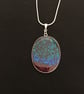 Beautiful Tri-Colour Oval Pendant - Image 6