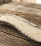 Black & White Marble Effect Eco Resin Dish with Candle  - Image 1