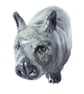 Wombat Ceramic Ornament - Hand Built - Image 1