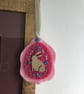Hand Embroidered Hare Decoration  - Image 5