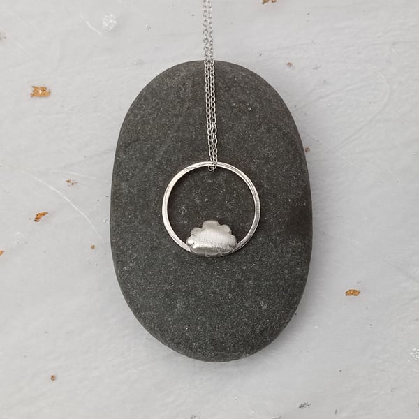 Perfectly Imperfect - Sterling Silver Cloud Pendant