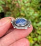 Sterling silver and lapis lazuli vortex pendant  - Image 4