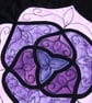 Rose Window B Pattern Art Quilt Panel - Image 3