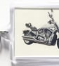 Harley Davidson VRSC VROD - Keyring with 50x35mm Insert  - Image 3