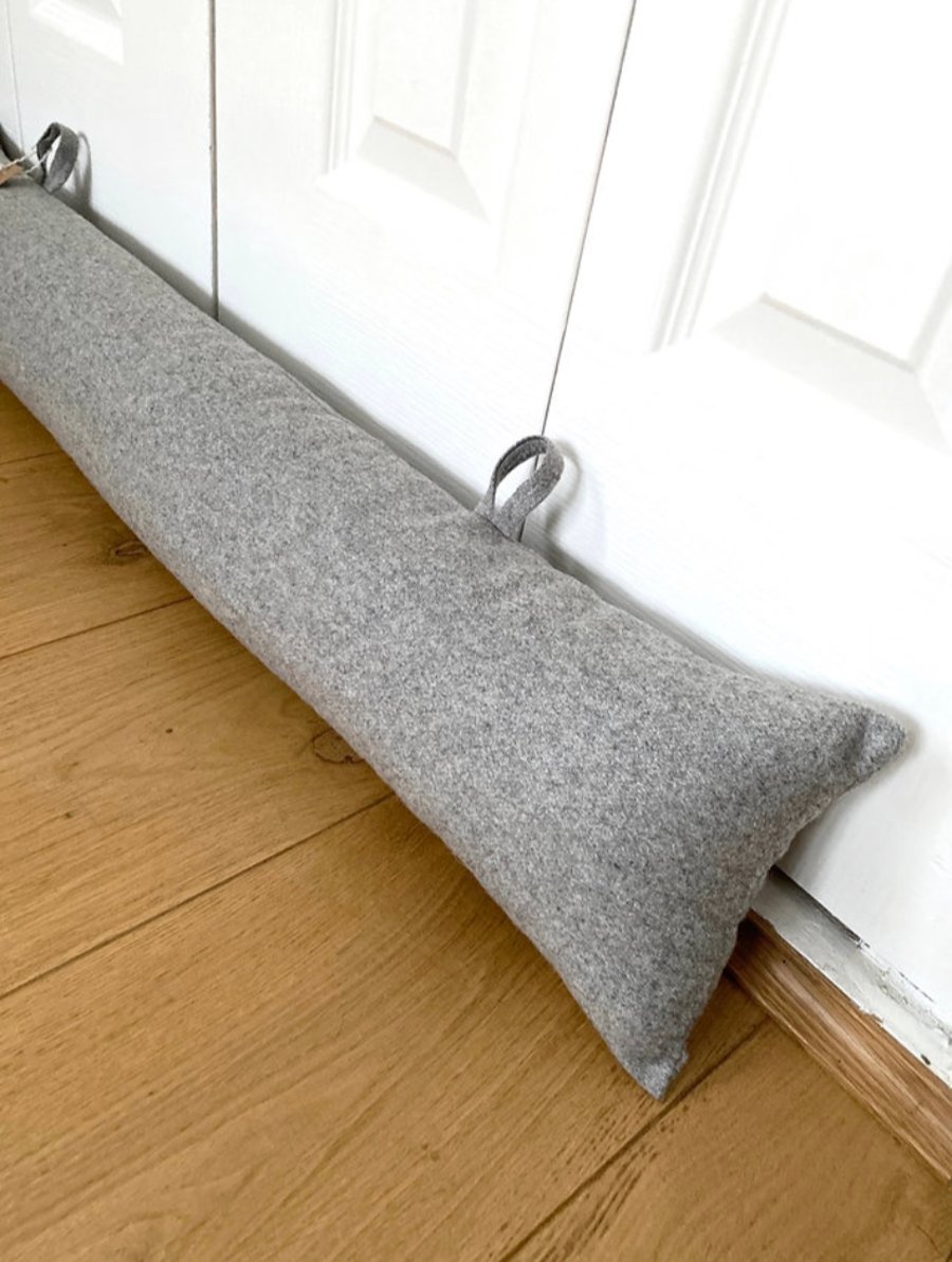 Draught excluder heavy and custom length, door and window draft stopper
