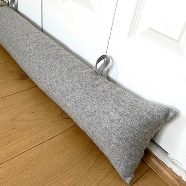 Draught excluder heavy and custom length, door and window draft stopper