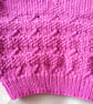 Child's Chunky Jumper with A Lacy Pattern, Gift Ideas for Children - Image 4