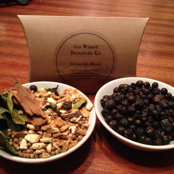 DIY Gin Kit - Citrus Blend botanicals, home made gin in 3 easy steps