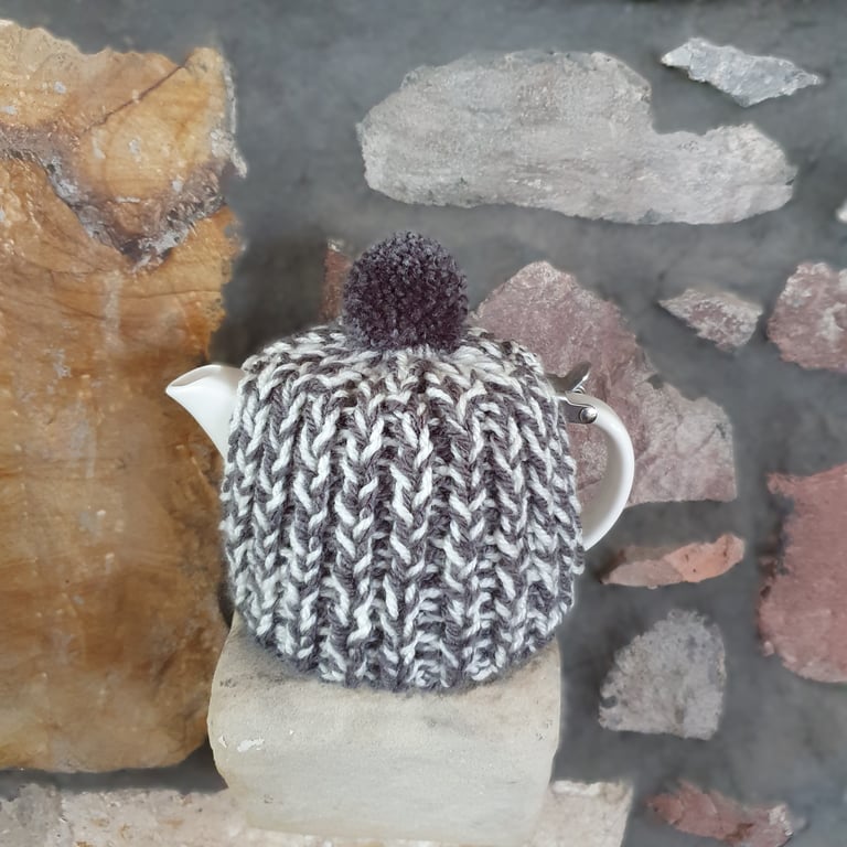 Vegan Tea Cosy, Cozy, Suki, For Life Stump Compatible, Hand Knitted