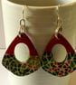 Geometric wood earrings - Image 5