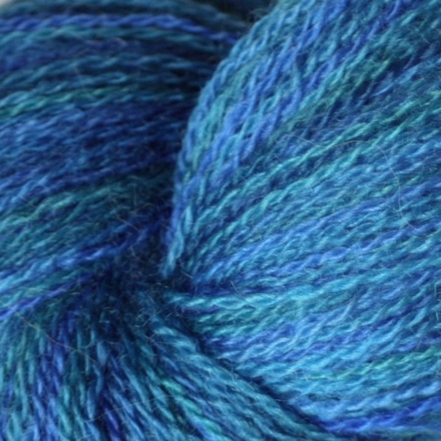 Azure Seas - laceweight Bluefaced Leicester yarn