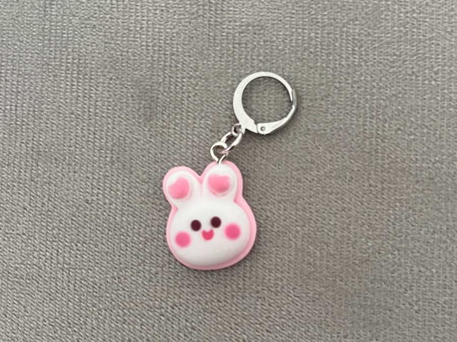 Rabbit Cookie Bakery Stitch Marker Progress Keepers for Knitting Crochet