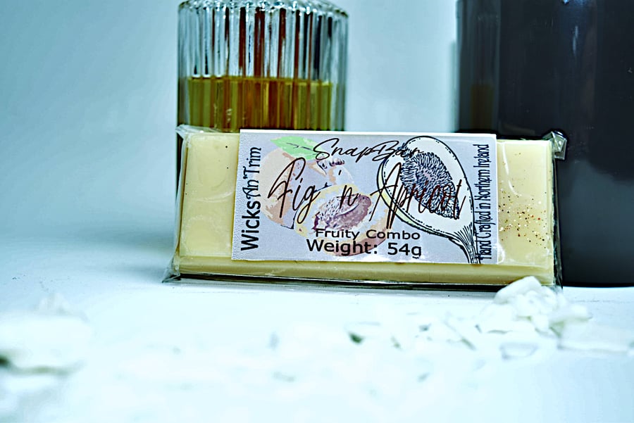 Fig n Apricot highly Fragranced Hand Crafted Soy Wax Melts SnapBar