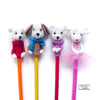 Lucky dip - Animal pencil topper, Handmade by Lily Lily Handmade