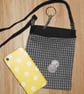 Small Messenger, Crossbody. Unisex bag. Shoulder bag. Black - Image 5