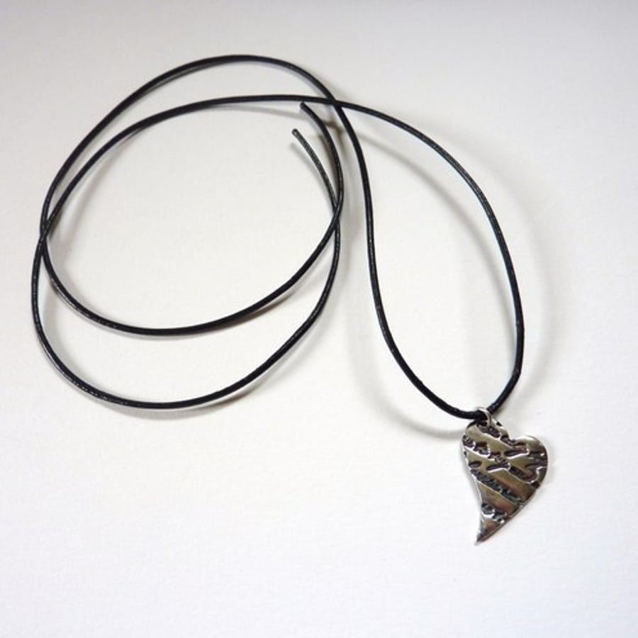 Loveletter from the heart pendant