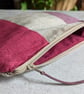 Clutch or Pouch Bag - Chenille Large Pouch Bag with Detachable Leather Strap - Image 2