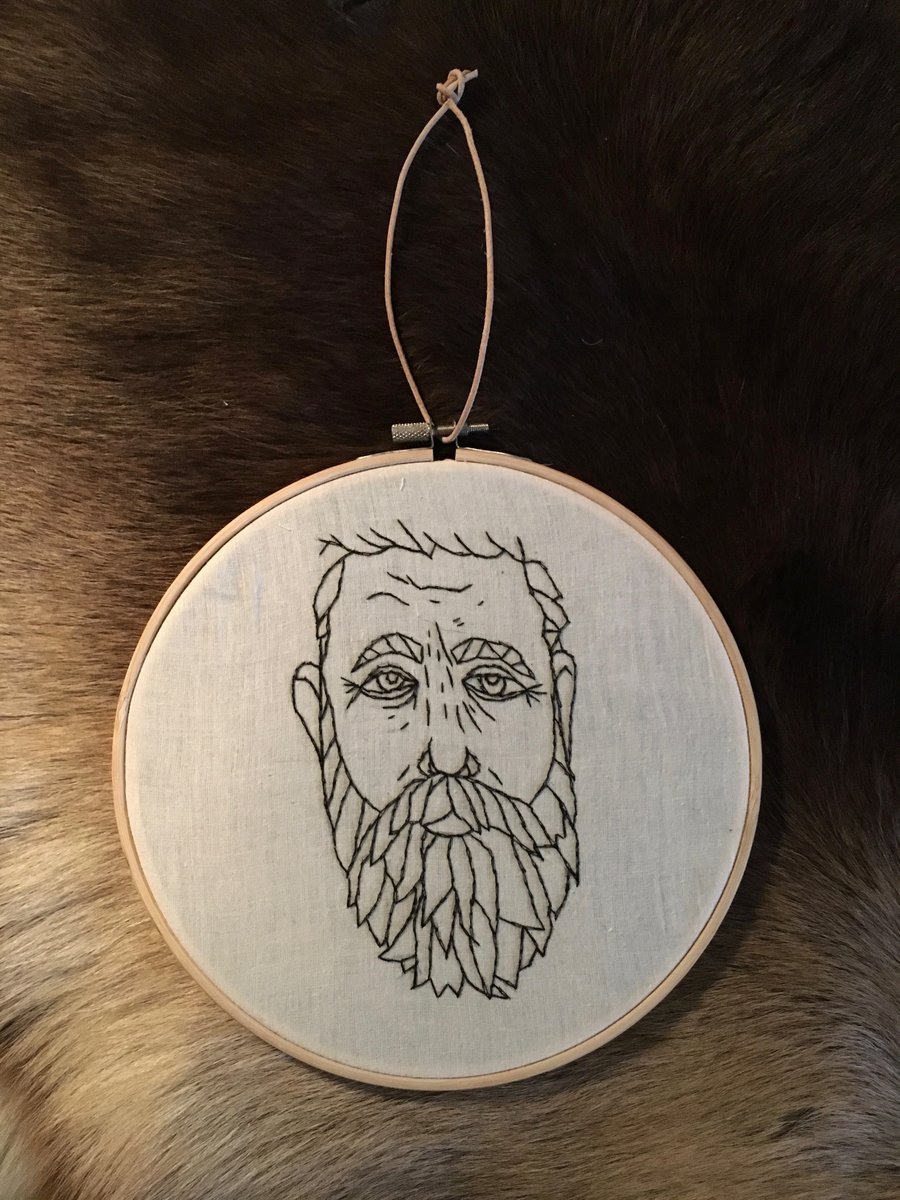 Hand Embroidered Image: