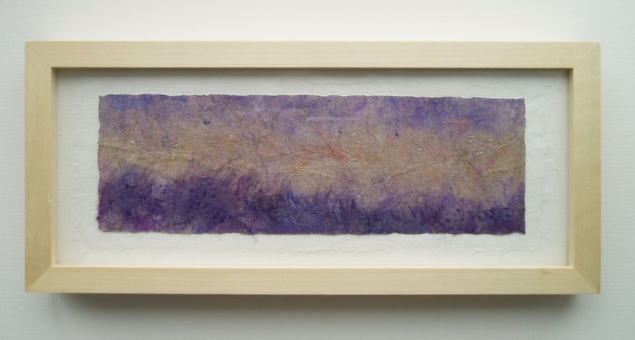  LAVENDER FIELDS PICTURE ART TEXTILE IMPRESSION